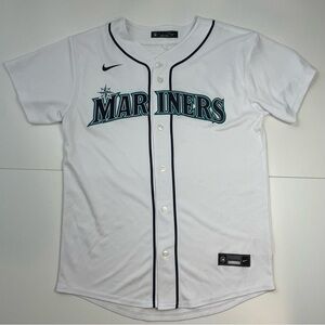 Seattle Mariners Kyle Lewis #1 White Nike Authentic Jersey sz L